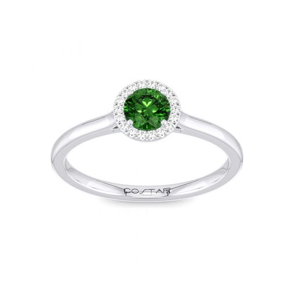 COS 10K White Gold Colored Stone Ring Steve Lennon & Co Jewelers  New Hartford, NY