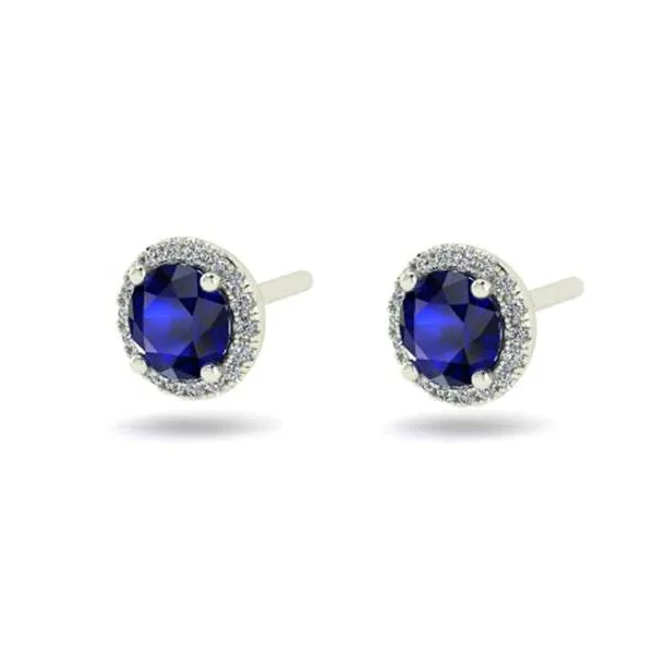 Fana - Diamond and Sapphire Earrings Steve Lennon & Co Jewelers  New Hartford, NY