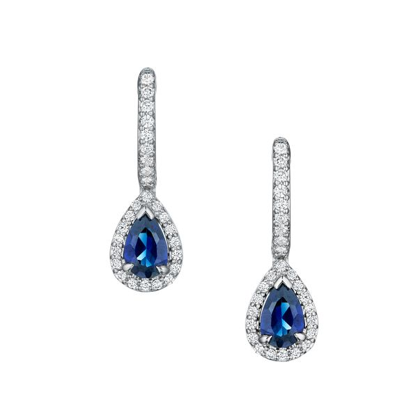 Fana - Diamond and Sapphire Earrings Steve Lennon & Co Jewelers  New Hartford, NY