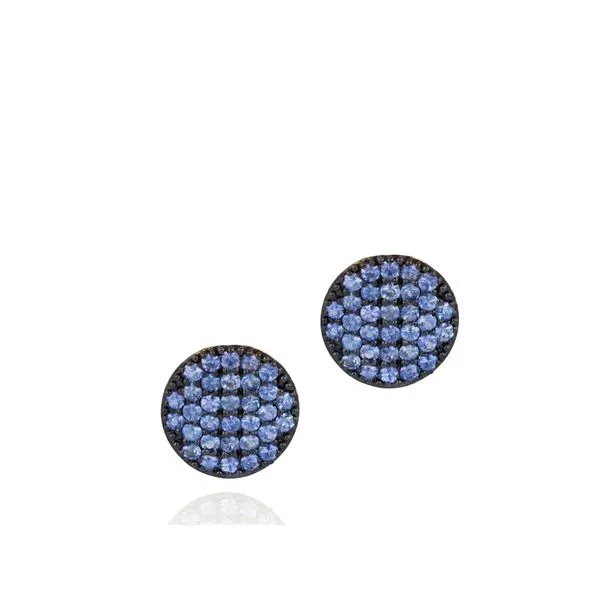 Phillips House - 14Kt YG Denim Mini Infinity Stud Earrings 1.21TCW Steve Lennon & Co Jewelers  New Hartford, NY