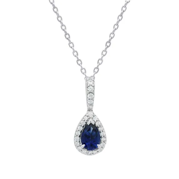 Fana - Diamond and Sapphire Pendant Steve Lennon & Co Jewelers  New Hartford, NY