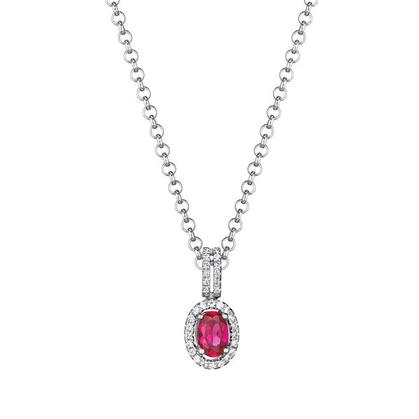 Fana - Diamond and Ruby Pendant Steve Lennon & Co Jewelers  New Hartford, NY