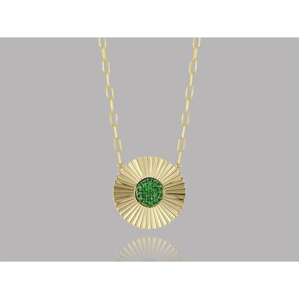 PH 14K Yellow Gold Colored Stone Necklace Steve Lennon & Co Jewelers  New Hartford, NY