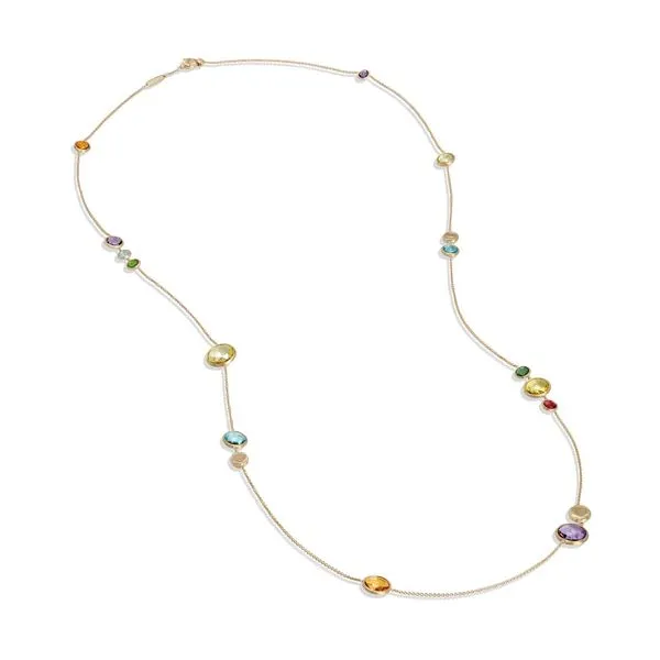 Marco Bicego -Jaipur Color Collection 18K Yellow Gold Mixed Gemstone Necklace 36