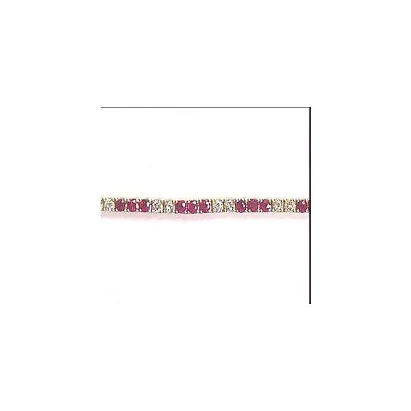 14KY DIAMOND& RUBY BRACELET Steve Lennon & Co Jewelers  New Hartford, NY