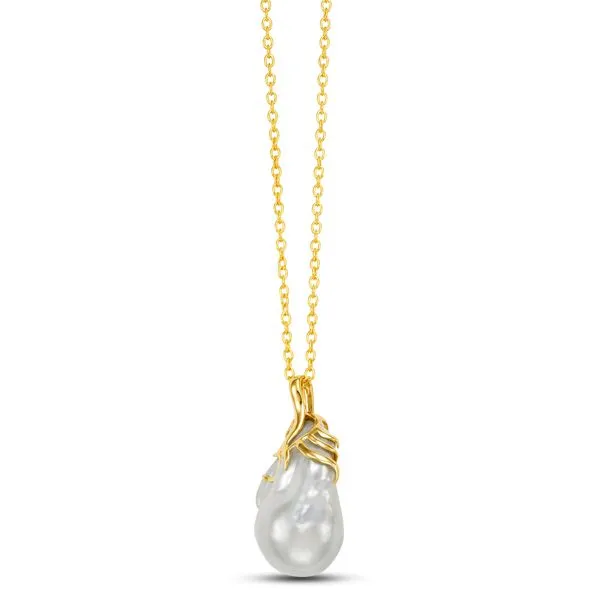 Mastoloni Pendant Length 28 With One Fresh Water Pearl Steve Lennon & Co Jewelers  New Hartford, NY