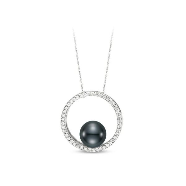 MP 14K White Gold Pearl Necklace Steve Lennon & Co Jewelers  New Hartford, NY