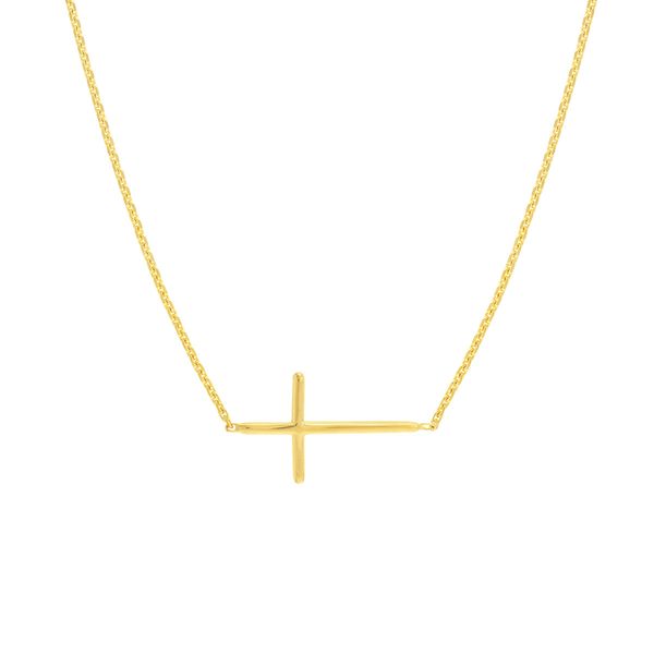 MC 14K Yellow Gold Gold Necklace W/Pendant/Charm Steve Lennon & Co Jewelers  New Hartford, NY