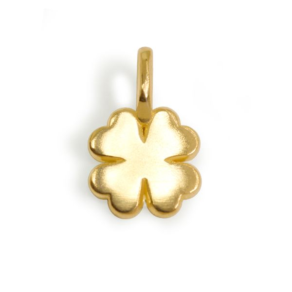 Alex Woo Mini Addition 14kt Yellow Gold Clover Steve Lennon & Co Jewelers  New Hartford, NY