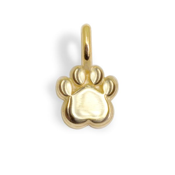 Alex Woo Mini Addition 14kt Yellow Gold Paw Steve Lennon & Co Jewelers  New Hartford, NY