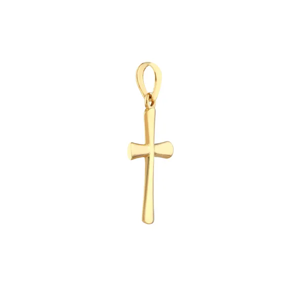 HIGH POLISHED CROSS PENDANT 14KT S. Lennon & Co Jewelers New Hartford, NY