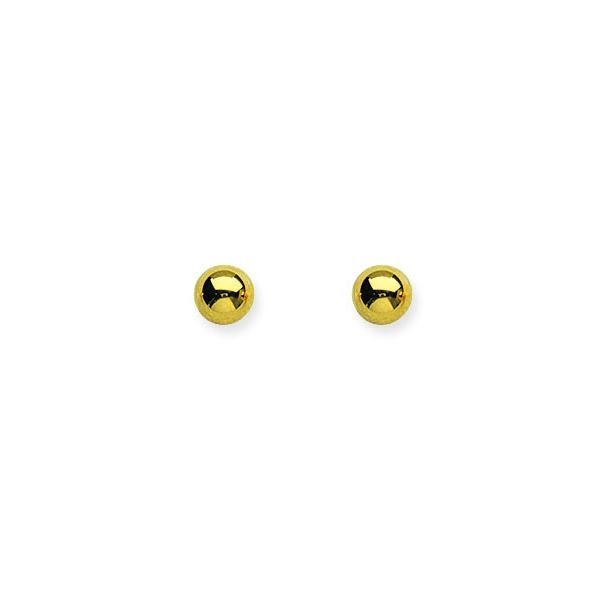 14K Yellow Gold 5mm Ball Earrings Steve Lennon & Co Jewelers  New Hartford, NY