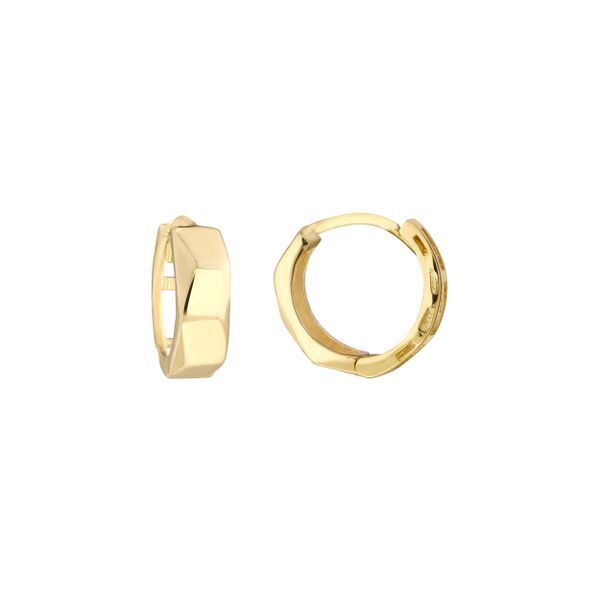 MC 10K Yellow Gold Gold Hoop/Huggie  Earrings Steve Lennon & Co Jewelers  New Hartford, NY