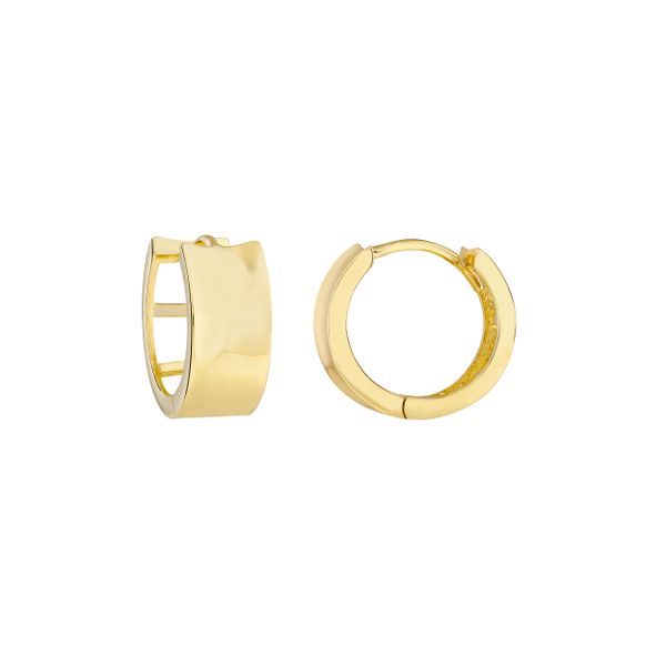 MC 10K Yellow Gold Gold Hoop/Huggie  Earrings Steve Lennon & Co Jewelers  New Hartford, NY