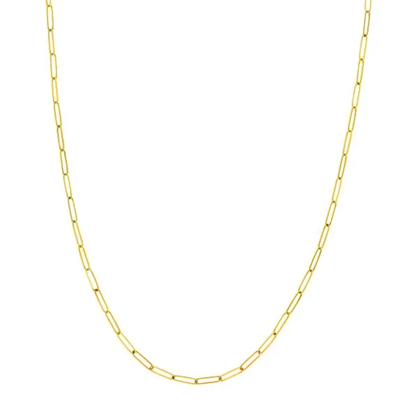 2.60MM HANDMADE ELONGATED LINK PSL 14KT  YGOLD 18