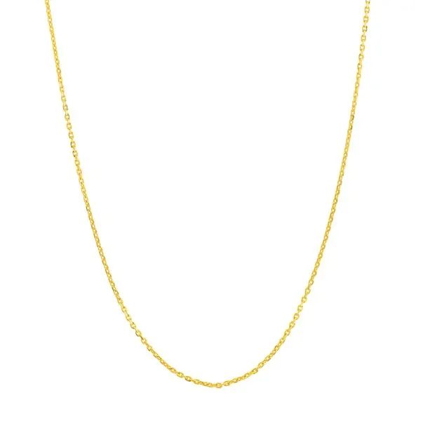 0.8MM D/C CABLE CHAIN 025 - LOBSTER 14KT YGOLD 20