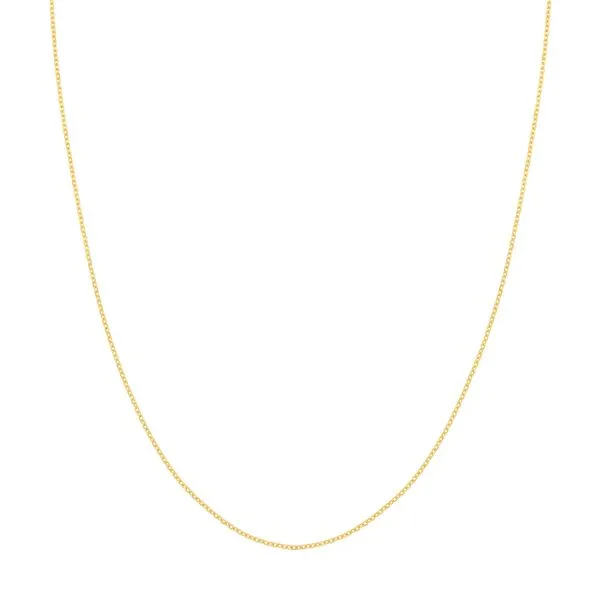 14K Yellow Gold 1.15mm Cable Chain 20