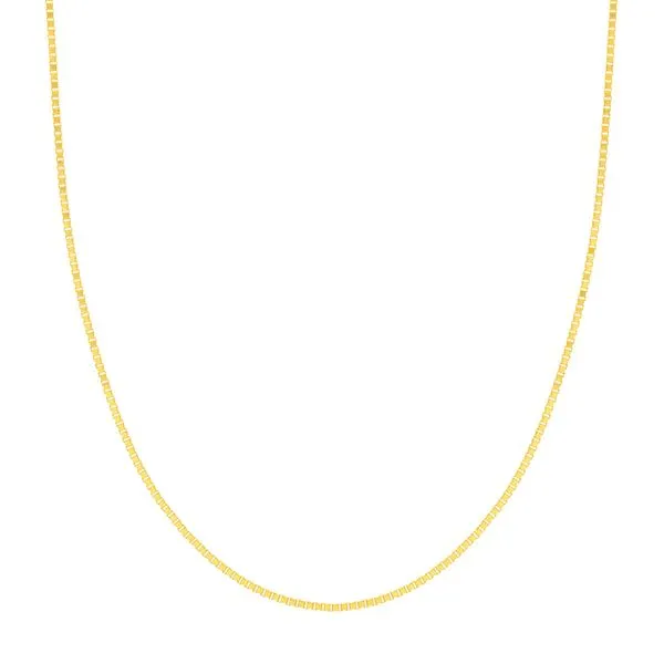 14K Yellow Gold 1.2mm Box Chain 22