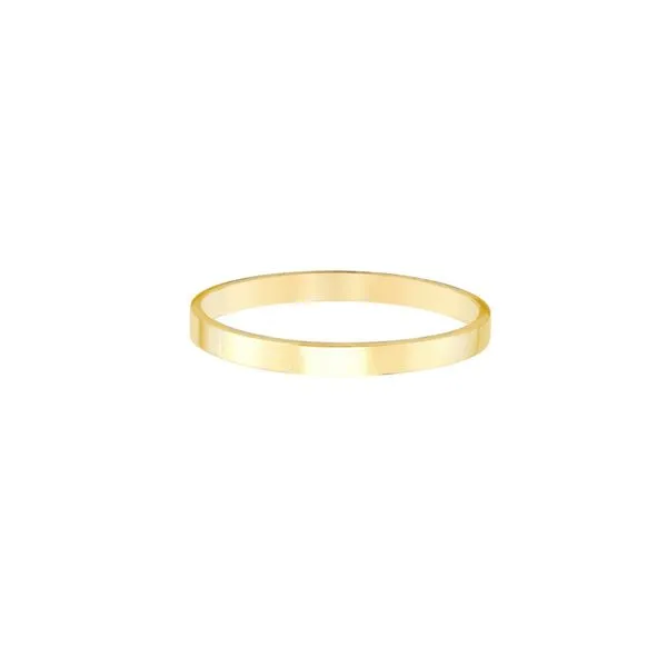 14kt Yellow Gold 2mm High Polished Band Steve Lennon & Co Jewelers  New Hartford, NY