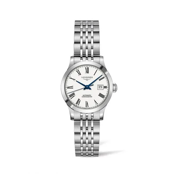 Longines Record Collection - 30MM, Stainless steel Watch Steve Lennon & Co Jewelers  New Hartford, NY