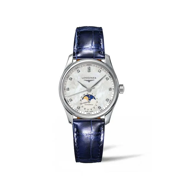 Longines Master Collection -34MM, Stainless steelGlassScratch-resistant sapphire crystal, with several layers of anti-reflective Steve Lennon & Co Jewelers  New Hartford, NY