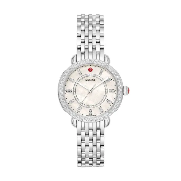 Michele - Sidney Classic Stainless Steel Diamond Watch Steve Lennon & Co Jewelers  New Hartford, NY