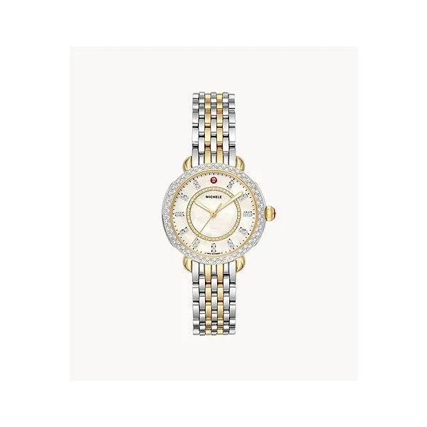 Michele Sidney Classic Two-Tone Diamond Watch Steve Lennon & Co Jewelers  New Hartford, NY