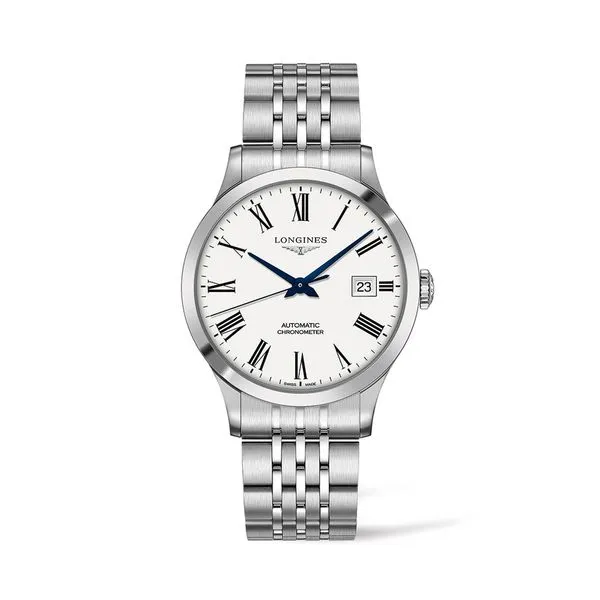 Longines Record Collection - 40MM, Stainless steel Watch Steve Lennon & Co Jewelers  New Hartford, NY