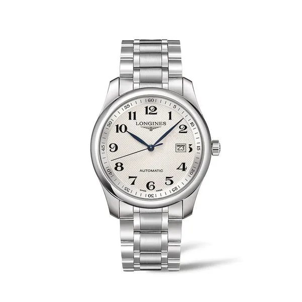 Longines Master Collection -40MM, Stainless steel Glass Scratch-resistant sapphire crystal, Silver 