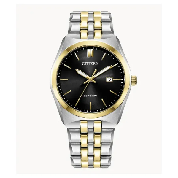 Citizen Men's Corso Two Tone Stainless Steel Gold Tone Steve Lennon & Co Jewelers  New Hartford, NY