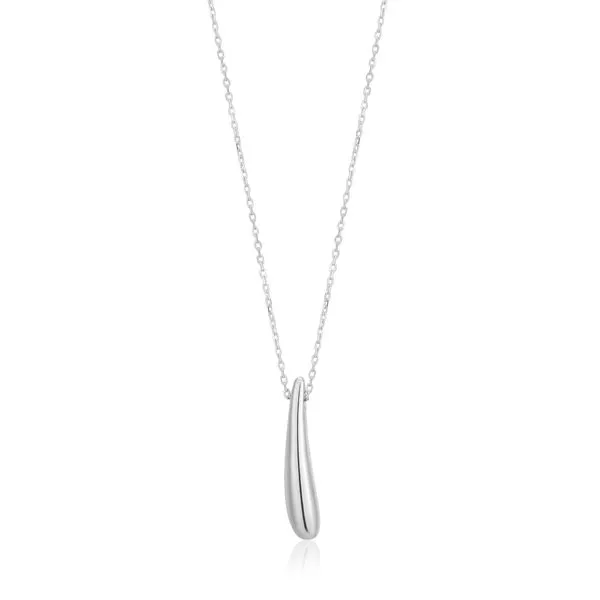 Ania Haie Luxe Drop Necklace - Silver Steve Lennon & Co Jewelers  New Hartford, NY