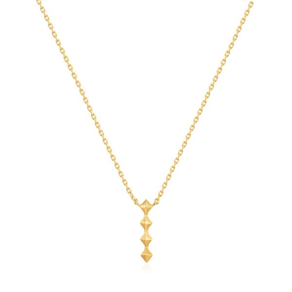 Ania Haie Gold Spike Drop Necklace Steve Lennon & Co Jewelers  New Hartford, NY