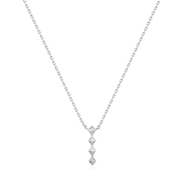 Ania Haie Silver Spike Drop Necklace Steve Lennon & Co Jewelers  New Hartford, NY