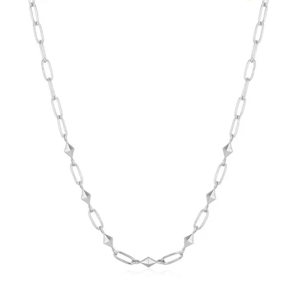Ania Haie Silver Heavy Spike Necklace Steve Lennon & Co Jewelers  New Hartford, NY