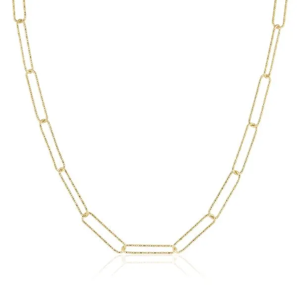 ELa Rae Sparkle Rectangle Chain - 14