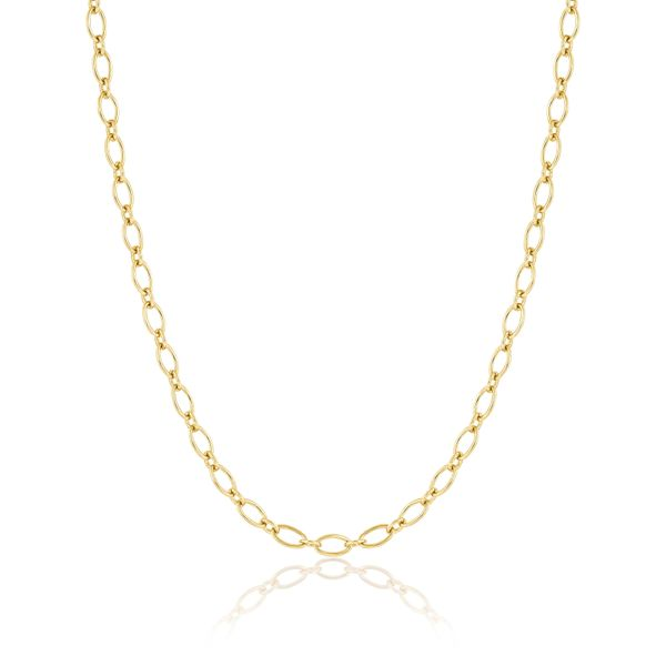 Ela Rae Oval and Round Mini Chain Necklace Steve Lennon & Co Jewelers  New Hartford, NY