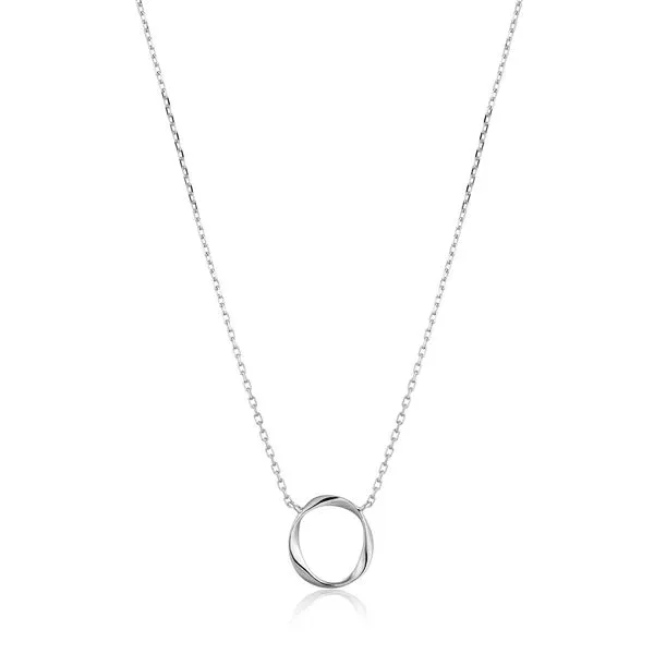 Ania Haie Silver Swirl Necklace Steve Lennon & Co Jewelers  New Hartford, NY