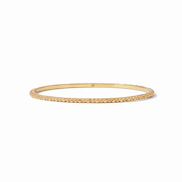 Julie Vos Colette Bead Bangle Gold Medium Steve Lennon & Co Jewelers  New Hartford, NY