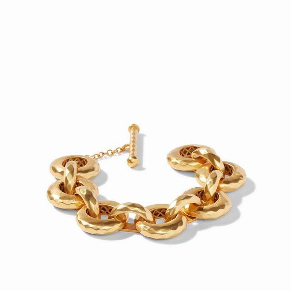 Julie Vos Savannah Demi Link Bracelet Gold Steve Lennon & Co Jewelers  New Hartford, NY