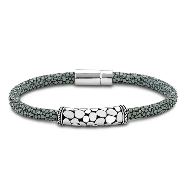 Samuel B. Samuel B. - SS Pebble Design Stingray Bracelet -steel Steve Lennon & Co Jewelers  New Hartford, NY