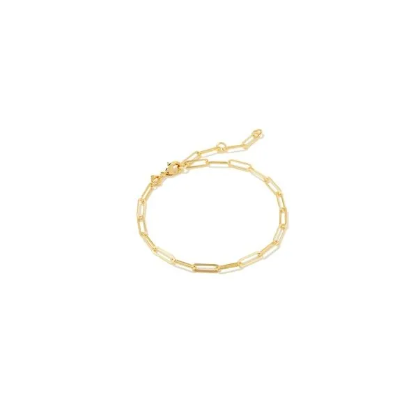 Kendra Scott Courtney Paperclip Bracelet Gold Steve Lennon & Co Jewelers  New Hartford, NY