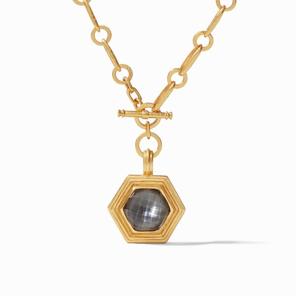 JV Sterling Silver Silver Necklace W/Stone Steve Lennon & Co Jewelers  New Hartford, NY