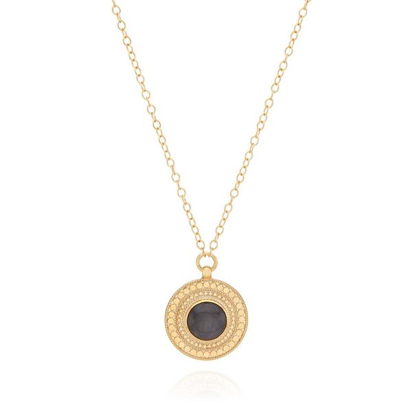 ABc Sterling Silver Silver Necklace W/Stone Steve Lennon & Co Jewelers  New Hartford, NY