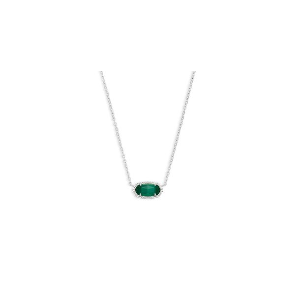 KS Sterling Silver Silver Necklace W/Stone Steve Lennon & Co Jewelers  New Hartford, NY