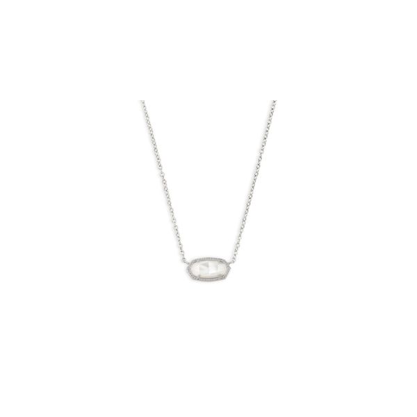 Kendra Scott - Elisa Necklace with Rhodium Ivory Mother Of Pearl S. Lennon & Co Jewelers New Hartford, NY