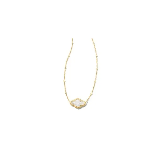Kendra Scott Abbie Pendant Necklace Gold Ivory Mother of Pearl Steve Lennon & Co Jewelers  New Hartford, NY
