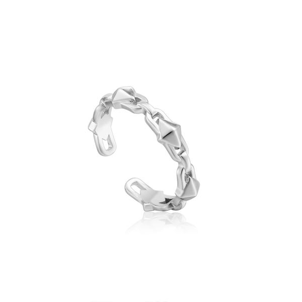 Ania Haie Silver Spike Adjustable Ring Steve Lennon & Co Jewelers  New Hartford, NY