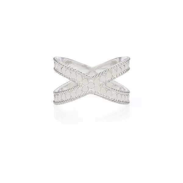 Anna Beck - Classic Cross Ring - Gold/Silver Steve Lennon & Co Jewelers  New Hartford, NY