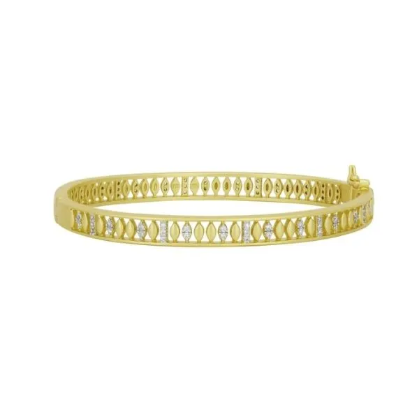 FREIDA ROTHMAN HOPE COLLECTION - ARMOR OF PAVÉ HINGE BANGLE Steve Lennon & Co Jewelers  New Hartford, NY