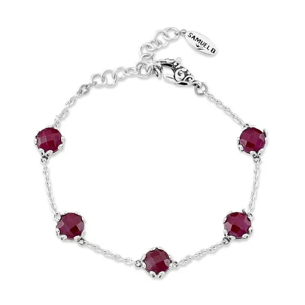 Silver Bracelet w/Stone Steve Lennon & Co Jewelers  New Hartford, NY